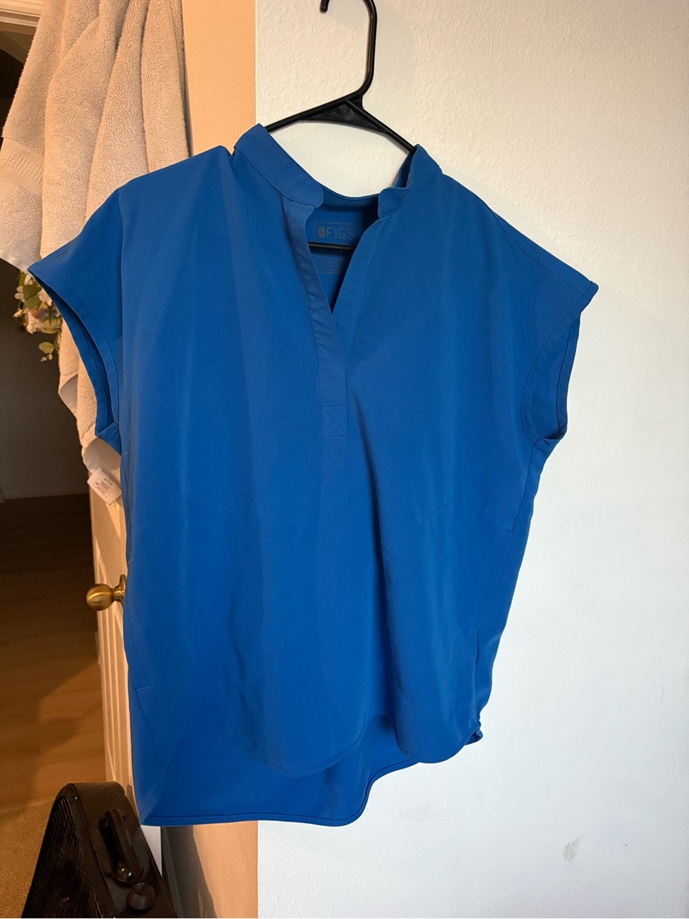 FIGS Women’s Rafaela Royal Blue Scrub Top